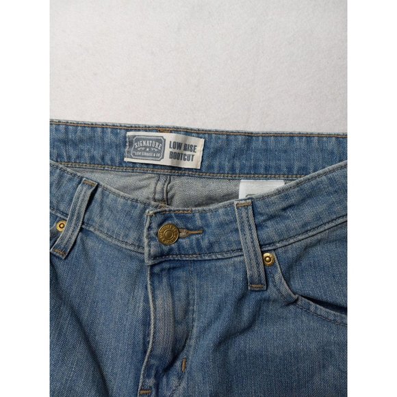 Levi's Low Rise Bootcut size 10 denim blue jeans - Picture 4 of 10